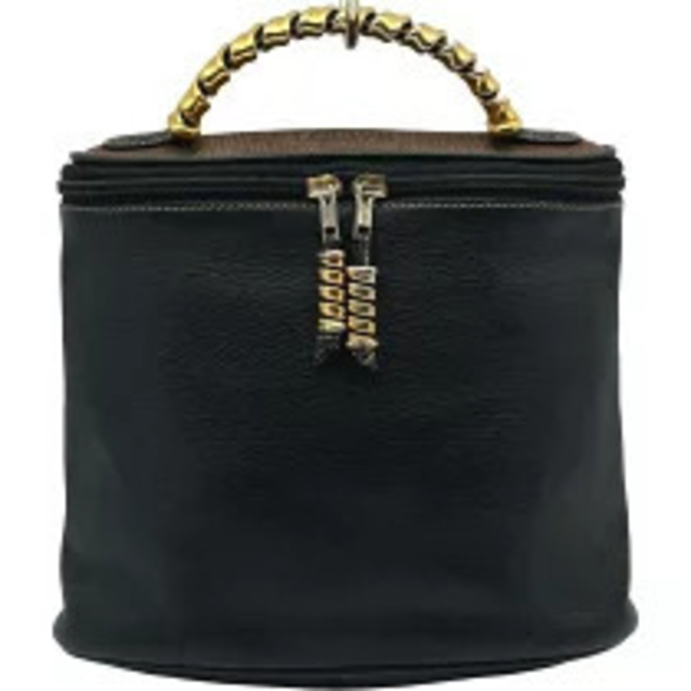 Loewe Velzquez Twist Band Black Leather Handbag
